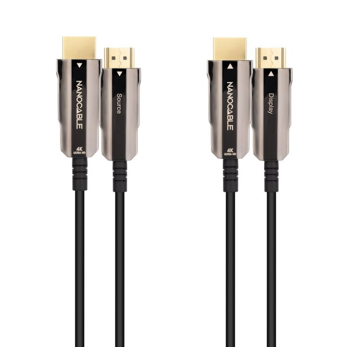 Nanocable Cable HDMI V2.0 AOC 4K@60Hz 18Gbps 10m Negro Nanocable Cable HDMI V2.0 AOC 4K@60Hz 18Gbps 10m Negro